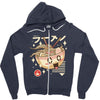 Japanese Ramen Zipper Hoodie