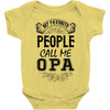 My Favorite People Call Me Opa Baby Bodysuit