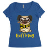 Hufflepug Women's Triblend Scoop T-shirt