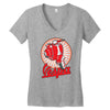 retro vespa red ideal birthday present or gift Women's V-Neck T-Shirt