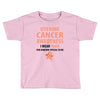 wear peach for uterine cancer Toddler T-shirt