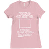 missing air guitar Ladies Fitted T-Shirt