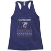 capricorn christmas ugly sweater Racerback Tank