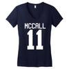 mccall 11 t shirt tee tshirt teenwolf Women's V-Neck T-Shirt