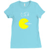 Mr Pacman Ladies Fitted T-Shirt