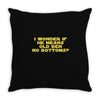 get into it Throw Pillow