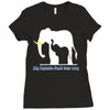only elephants should wear ivory Ladies Fitted T-Shirt