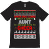 santa only comes once a year aunt is always here to cheer T-Shirt