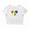 Love is Love Heart Crop Top