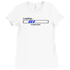 coole geek t shirts loading nerd admin computer pc big bang theory fun Ladies Fitted T-Shirt
