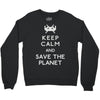save the planet (2) Crewneck Sweatshirt