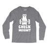 gym cat workout Long Sleeve Shirts