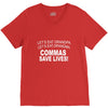 commassavenavy V-Neck Tee