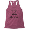 oh crop Racerback Tank