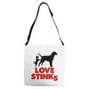 love stinks Adjustable Strap Totes