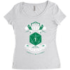 Natural 1   Orc Green Edition Women's Triblend Scoop T-shirt