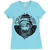 old helmsman Ladies Fitted T-Shirt