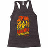 crazy halloween pit lady Racerback Tank
