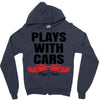 Plays With Cars Zipper Hoodie