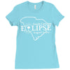 south carolina eclipse Ladies Fitted T-Shirt