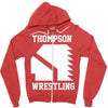 Thompson High School Wrestling (Vision Quest) Zipper Hoodie