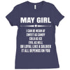 Super May Girl Ladies Fitted T-Shirt