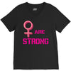 Women's March We are Strong V-Neck Tee