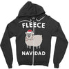 fleece navidad Zipper Hoodie