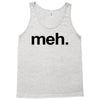 meh geek nerd t shirt funny humor retro Tank Top