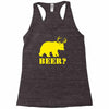 beer t shirt bear plus deer funny tee drinking college humor party shi Racerback Tank