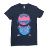 happy outdoors   porky roebuck Ladies Fitted T-Shirt