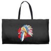 chief many feathers Weekender Totes