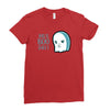 boo sheet Ladies Fitted T-Shirt