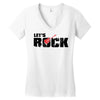 let's rock Women's V-Neck T-Shirt