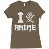 anime Ladies Fitted T-Shirt