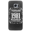 vintage made in 1981 perfectly aged a living legend Samsung Galaxy S7 Edge
