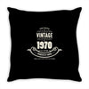 premium vintage 1970 classic perfectly aged limited edition Throw Pillow