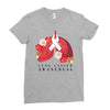lung cancer awaneress Ladies Fitted T-Shirt