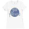 glib phrase Ladies Fitted T-Shirt