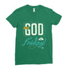 Thank GOD it's Friday Ladies Fitted T-Shirt