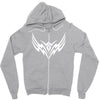 tribal flugel beidseitig bedruckt Zipper Hoodie