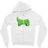 the struggle is real Zipper Hoodie