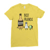 tequila   best friends Ladies Fitted T-Shirt