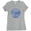glib phrase Ladies Fitted T-Shirt