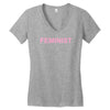 feminist Women's V-Neck T-Shirt