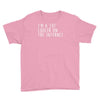 i'm a lot cooler on the internet Youth Tee