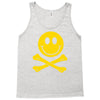 smiley pirate skull and crossbones Tank Top