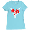 187 ,fight ,gang,waffe,gun,film,neu Ladies Fitted T-Shirt