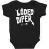 loded diper Baby Bodysuit