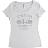 smash university Women's Triblend Scoop T-shirt